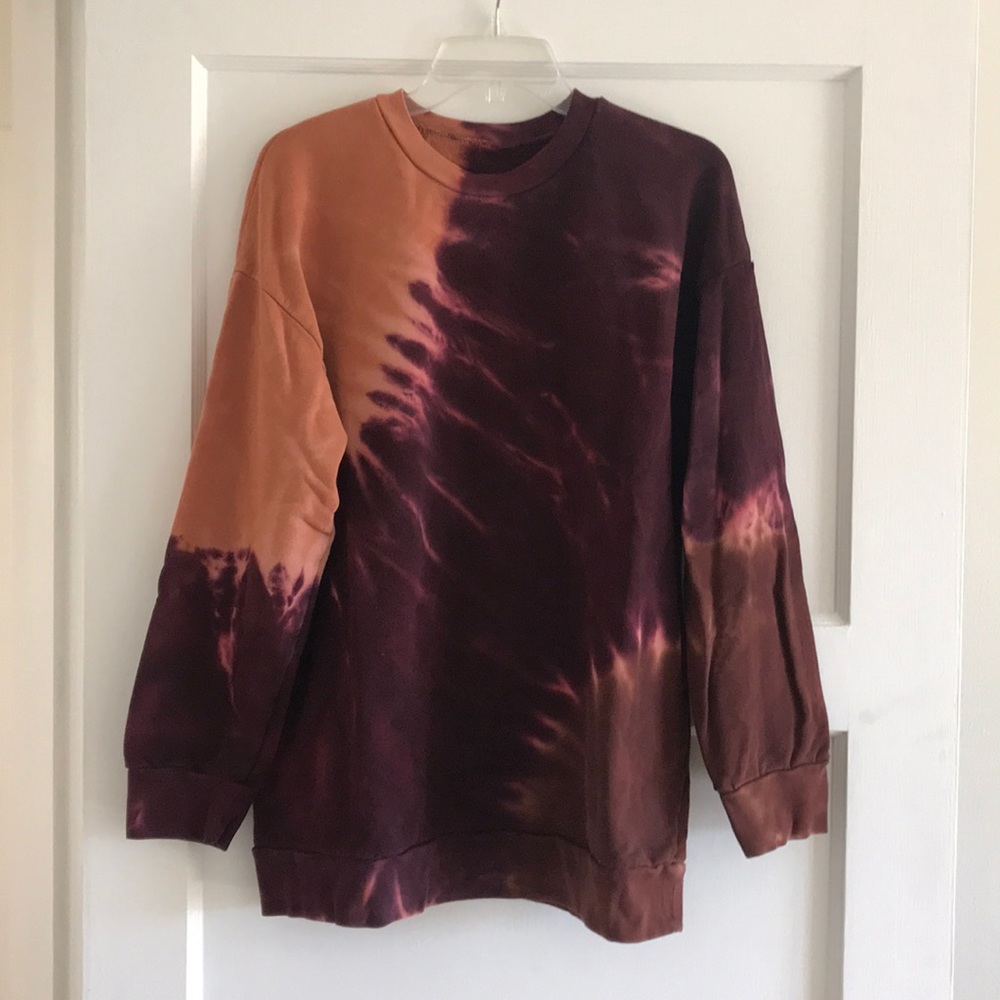 Zara tie dye sweatshirt